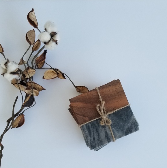 Other - Wood + Marble Coasters